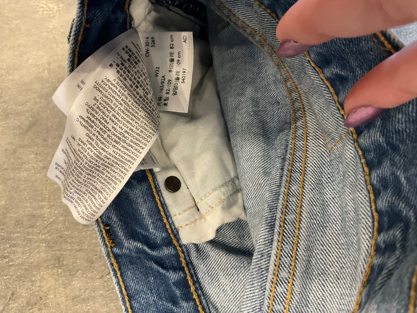 RARE orange tab Levi’s